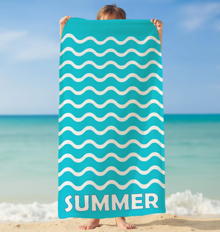 Serviette de plage 100% coton